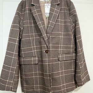 H&M Girls Houndstooth Blazer
